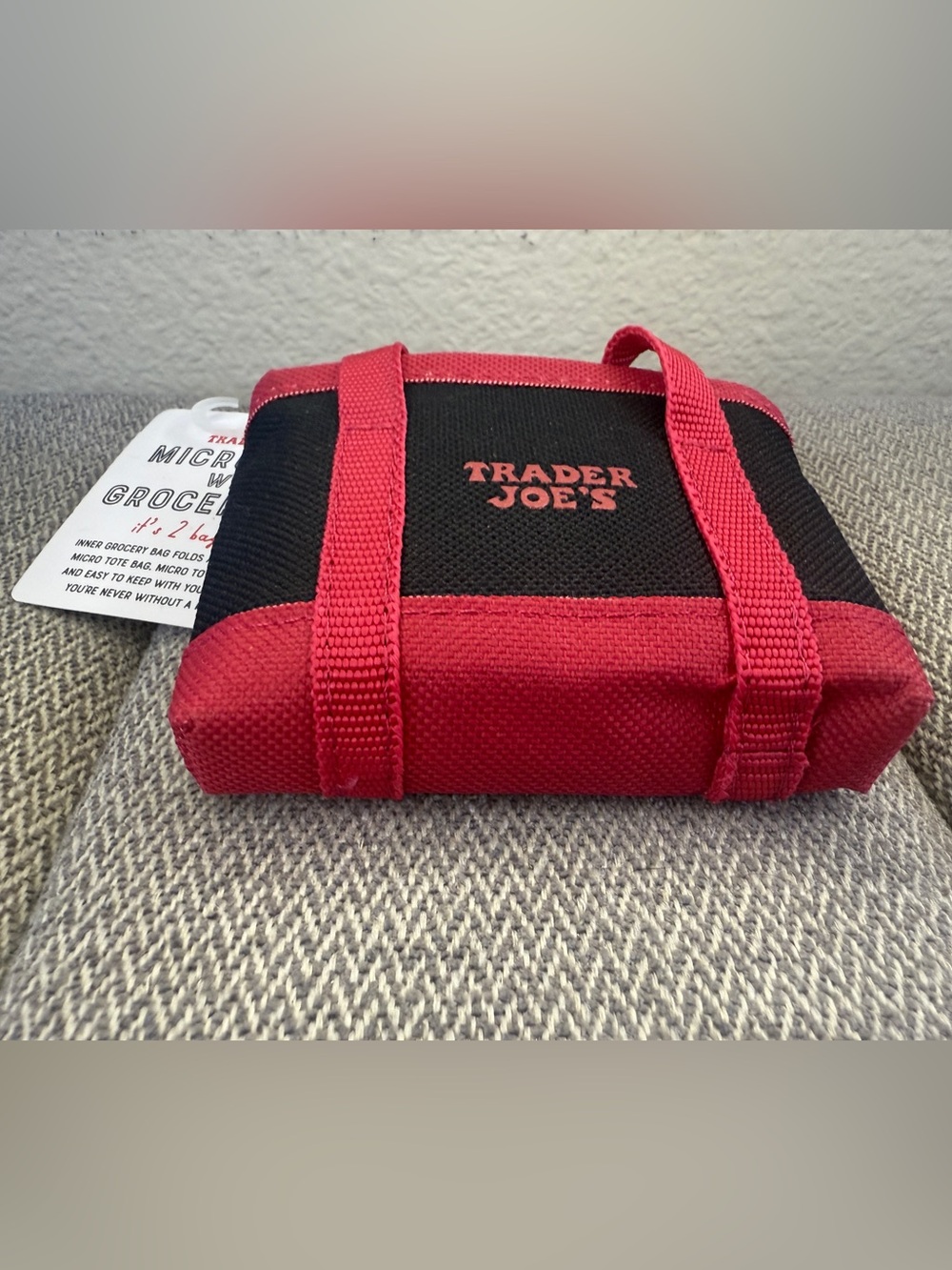 Trader Joe’s Micro Tote with Grocery Bag - Picture 9 of 11